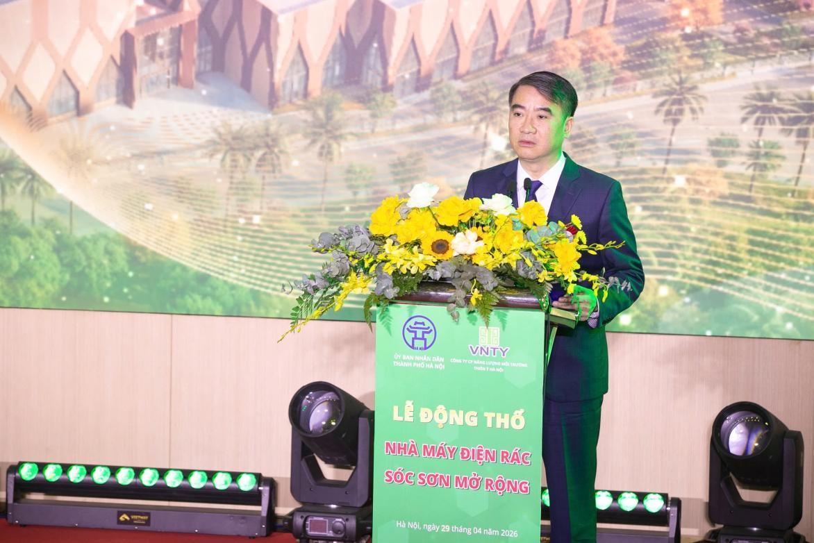 河內市委常委會委員、河內市人委會副主席阮春留先生致辭